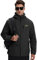 HVECZIXP Veste Coupe Vent pour Hommes Imperméable Veste Amovible à Capuche, Blouson Imperméable Hommes Pluie Léger Windbreaker