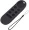 Housse de Protection pour Télécommande en Silicone avec Lanière pour Chromecast avec Télécommande Google TV (Gris foncé)