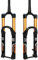 BUCKLOS Factory 38 Druckluftfedergabel, 110 x 15 mm, 180 mm Federweg, 38 mm Innenschlauch durch Achse, Rückprallverstellung, Scheibenbremse, Vorderradgabeln, passend für Mountainbike AM DH.