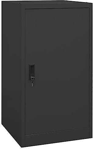 RAUGAJ Outdoor Freizeit-Sattelschrank anthrazit 53x53x105 cm Stahl-Sportartikel