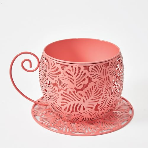 Coopers of Stortford Pink Teacup Garden Planter