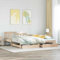 vidaXL Daybed with Trundle and Storage Drawers - Solid Pine Wood, Sofa Bed for Living Room or Bedroom, 90x190 cm