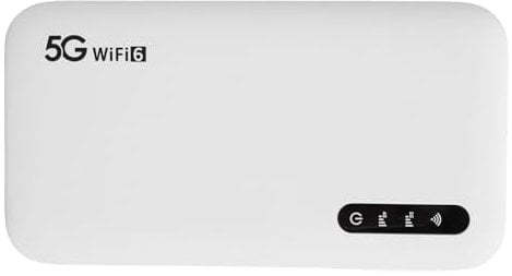 Hotspot Mobile 5G per Viaggi, Hotspot WiFi Portatile 5G WiFi 6 con Slot per Scheda SIM, Router Hotspot Mobile Ad Alta velocità per Tablet Telefono, Supporta 16 Dispositivi