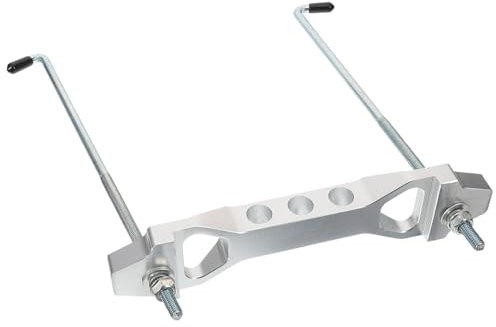 GETAJGHSD Aluminum Alloy Car Battery Holder Bracket Battery Tie down Support for Secure Installation and Enhanced Stability Design for Easy Setup