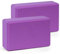 flintronic Yoga Block, Erwachsene Yogablock im 2er Set, Hochdichter Eva-Schaum, umweltfreundlich und leicht, Hartschaum, rutschfest, Ideal für Pilates, Pilates, Meditation (Lila)
