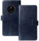 Anybird Premium Retro Flip Leather Protector TPU Silicone Case For Nokia 125 4G 2024 / Nokia 110 4G 2024 / HMD 110 4G 2.4 Magnetic Card Slot Protective Bumper Folio Pouch (Dark Blue)