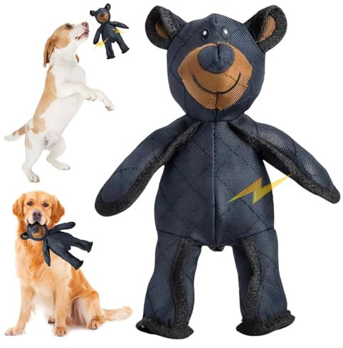 Hundespielzeug Unkaputtbar Bär, Quietschendes Bären Hundespielzeug, Indestructible Dog Chew Toy, Unbreaka Bear Dog Toy, Robustbär Hundespielzeug, Hundespielzeug Unzerstörbar Für Aggressive Kauer