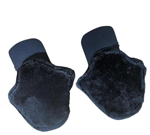 Helm-Ohrpolster, abnehmbare schützende Motorradhelm-Ohrwärmer, 16,5 x 12,5 cm, Windgeräuschunterdrückung, bequemer Gehörschutz, perfekt für Fahrrad