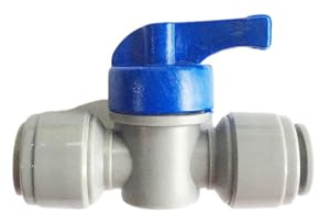 Supkancl 1PC Kegland DUOTIGHT 9.5mm/3/8 BALL VALVE SHUT OFF VALVE Plastic Quick Connect Pipe Hose Connector Beer Tube Push-in Fittings Joints