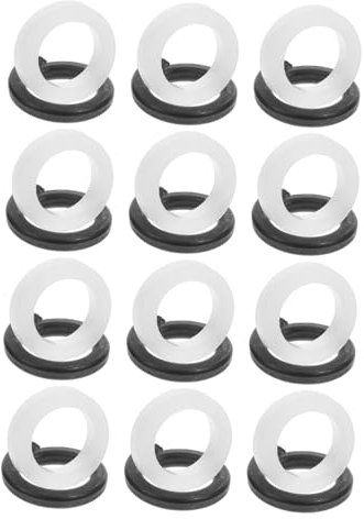 Abaodam 24Pcs Guitar Tuner Spacer Gaskets and Washers Set for Guitar Knob Handle Installation Plastic Accessories