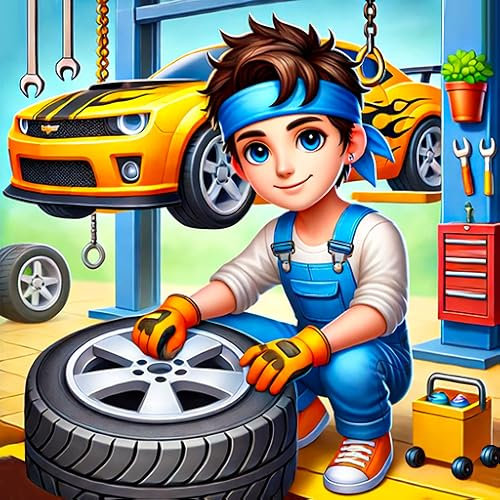 Car Mechanic Auto Factory Tycoon Master 3D: Idle Garage Simulator -Repair & Build Your Empire