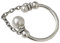 LIFKOME Zarter Offener Perlenkettenring Verstellbarer Perlenring Für Damen Langlebiger Schmuck Im Alltag