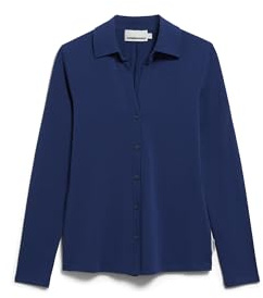 ARMEDANGELS Damen Bluse aus Bio-Baumwoll Mix NALAANNIA Slim Fit