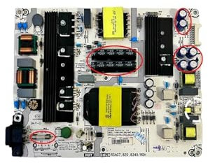 Scheda di alimentazione RSAG7.820.8349/ROH HLL-4465WK adatta for TV 43R6E 50R6E 55R7E 50R6040E 55R6000E HZ55A65 HZ49A65 H43A6550