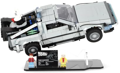 Display Stand compatible with LEGO Back to the Future Time Machine 10300