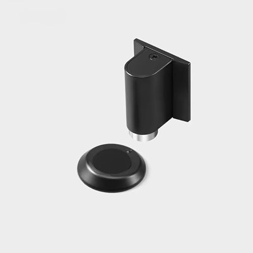 DIVYA LUX Magnetic Door Catch – Brushed Metal Finish, Heavy-Duty Magnetic Hold, Modern Pull-to-Release Latch for Homes, Offices & Commercial Use (Brushed Black)