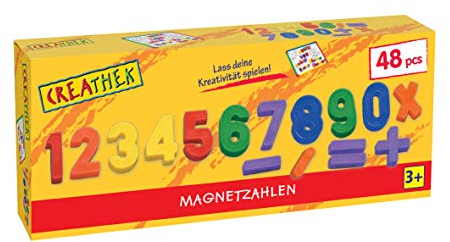 The Toy Company 451.418.9 Creathek Magnet Zahlen und Zeichen, 48-teilig
