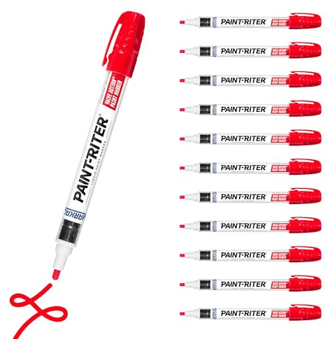 Markal Valve Action Paint Marker - Red