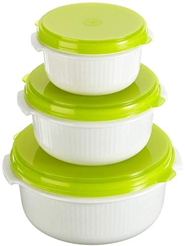 Emsa 509741 Micro Family 3er Pack 0.5 / 1.0 / 1.5 L weiß /hellgrün