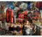 Fototapete - Tapete London 350x270cm - Foto Tapete Schlafzimmer Wohnzimmer Moderne Vliestapete XXL Wandtapete Motivtapeten 3d Effekt Wand Dekoration - City Stadt Architektur Bus Tower Bridge
