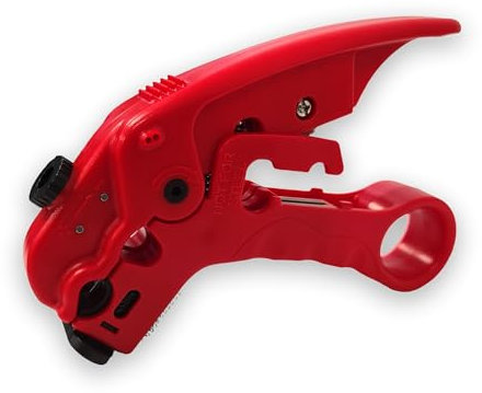 PremiumX Abisolierer XCon CS-100 Universal 2-Stufen Abisolierwerkzeug Kabel Netzwerkkabel Koaxialkabel Kabelwerkzeug Entmanteler