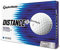 TaylorMade Distance Plus Golfbälle, 12 Stück, Unisex, Distance+ Golfball (Dutzend)., B1355601, weiß, L
