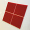 Super Cool Creations Eckig Fliesen Von - Rot, Pack of Ten - 10cm x 10cm