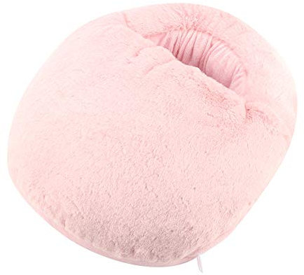 Socialme-eu Calentador de Pies Cojín Calentador Eléctrico USB para Invierno Oficina Calentadores Zapatillas Calmar Dolor Terapia de Calor 5V 50 ℃ -60 ℃(Rosa)