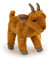 Plüschtier Ziege, 20 cm, braun, Stofftier Kuscheltier Ziegenbock Stofftiere Tier Tiere