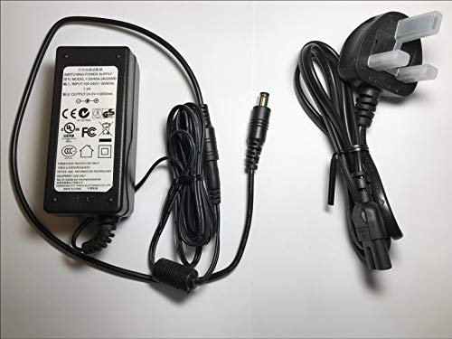 DIXIETREE Replacement for UK Plug 24V AC-DC Adaptor Power Supply for LG SK5 Sound Bar SoundBar
