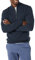 Amazon Essentials Maglione con Cerniera sul Collo in Cotone 100% Uomo, Blu Marino, L
