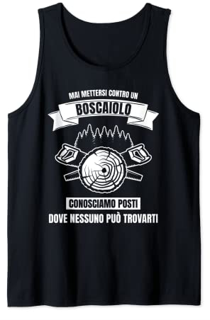 Boscaiolo Taglialegna Divertente Canotta