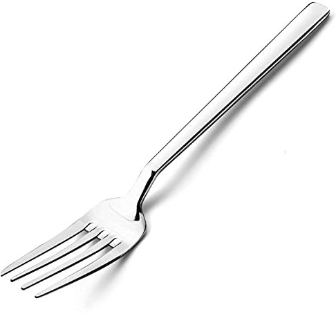 CAMRI Forks Set of 02– Dinner Fork Stainless Steel, Heavy Duty, Silver, Mirror Polished, Cutlery Table Forks Set for Home, Kitchen & Restaurant, Dishwasher Safe 20.3 cm / 8 in (C62-02Pcs)