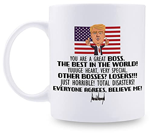 aiyaya Boss Tasse – Geburtstags- und Weihnachtsgeschenke für Boss – 325 ml Kaffeetasse