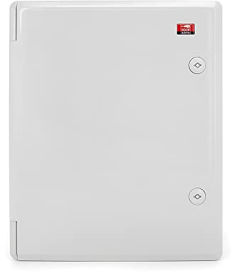 KOOP Elektro Armario de distribución industrial IP65, placa de montaje galvanizada, con junta perimetral, carcasa de pared, carcasa vacía de plástico ABS, 420 x 520 x 190 cm, 42 x 52 x 19 cm