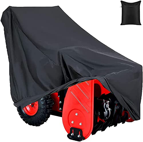 Skyour Schneefräsen-Abdeckung, wasserdicht, langlebig, strapazierfähig, für den Außenbereich, elektrischen zweistufiger Schneefräse, Staubschutz (L x B x H): 152,4 cm x 33 cm x 25 cm x 45 cm