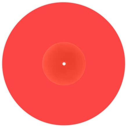 Big Fudge Plattenspieler-Matte aus Acryl, statische und vibrationsreduzierende Schallplattenspieler-Schutzmatte, Vinyl-Zubehör für besseren Halt, passend für alle 30,5 cm großen Platten, Rosa