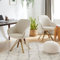 Zouron Chaise De Salle à Manger Lot De 2 en Velours avec Pieds DoréS, Chaise De Bureau Pivotante, Fauteuil De Salon avec Accoudoirs Et SièGe Rembourré éPais, Chaises de Cuisine, Beige