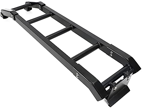 Areyourshop Aluminium Car Rear Tail Door Ladder Climbing Auto Rückseite Schwanz Tür Leiter Klettern für Suzuki Jimny 2019+ BLK