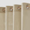 MIULEE Gardinen Vorhänge Schlafzimmer Vorhang Beige Gardine Wohnzimmer Leinenoptik Gardinen mit Ösen Fenster Halbtransparent Vorhang Modern Innen Balkontür Küche Vorhänge 140 x 215 cm