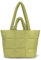 DKIIL NOIYB Puffy Tote Bag für Damen Puffer Bag aus Baumwolle Gesteppte Shopper Tasche Große Hobo Tasche Einfarbige Stepptasche Umhängetasche Große Einkaufstaschen