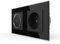 Luxus-Time LIVOLO Schuko Steckdose Wandsteckdose + Bluetooth Lautsprecher Sound Stereo Box Mini Speaker Einbaulautsprecher Wandlautsprecher UP inkl. Glasrahmen