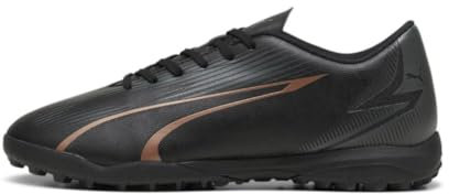 PUMA Men's Ultra Play Turf Trainer Soccer Cleats, Black-Copper Rose, 13, 12 UK