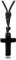 Jovivi Cross Crystal Necklace for Men Women Natural Black Obsidian Gemstone Healing Stone Cross Necklace Adjustable Rope Jewellery Christian Gifts For Women Men Christmas