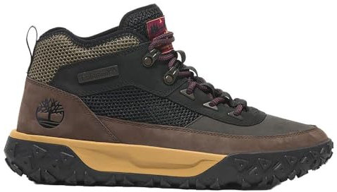 Timberland MID LACE UP HIKING BOOT, Ejc Black Nubuck W Brown, 42 EU