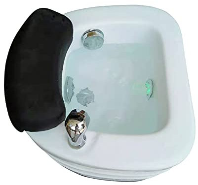 Acrylic Massage Footbath Pedicure Bowl Washing Salon Footbath Sink Semi-Circular Foot Bath With Pedicure Foot Rest Foot Bath Special For Hotel Foot Bath Club