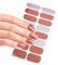 Ranuw 20 Pieces Glitter Gel Nail Strips, Semi Cured Gel Nail Wraps, Long Lasting, Glossy Finish, Waterproof, Perfect for Nails