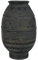 VASE KRUG Kreis Zement SCHWARZ/BRAUN Large