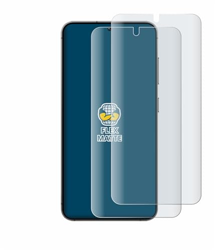 BROTECT Schutzfolie für Samsung Galaxy S24 | 2 Stück Entspiegelnder Displayschutz Made in Germany Matte Full-Screen Folie Full-Cover 3D Curved Anti-Reflexion Montage Kit