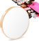 1PCS 10X Miroirs Grossissant, Miroir Rond Mural avec 2 Ventouses, Montage mural Beauty Miroir de Voyage, Miroir Cosmétique de Poche Portable pour Maquillage Elimination des Points Noirs et Taches